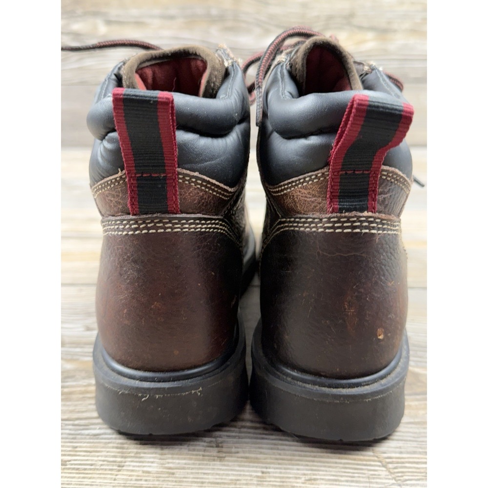 C.E. SCHMIDT Work Boots Women's Brown Leather Steel Toe Lace-Up Size 8 - Picture 16 of 16